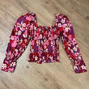 Free People Smocked top